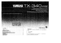 Yamaha TX-340 - Owners Manual 